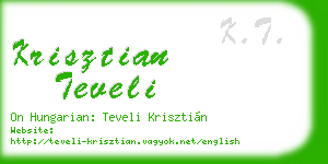 krisztian teveli business card