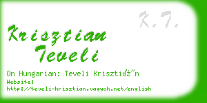 krisztian teveli business card
